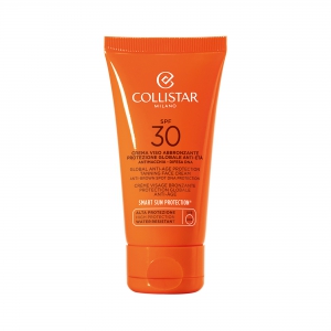 Foto Crema Viso Abbronzante Protezione Globale Anti-età SPF 30